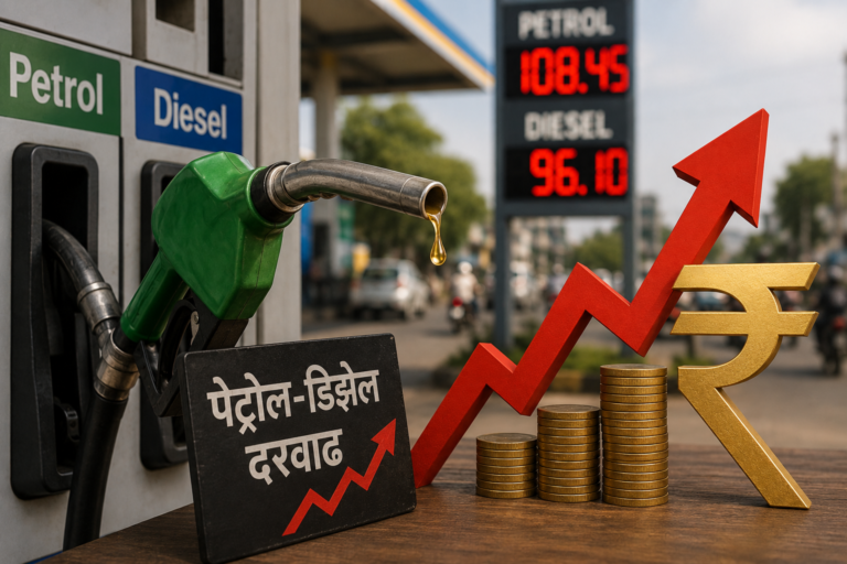 पेट्रोल-डिझेल दरवाढ : सर्वसामान्यांच्या खिशावर वाढता भार